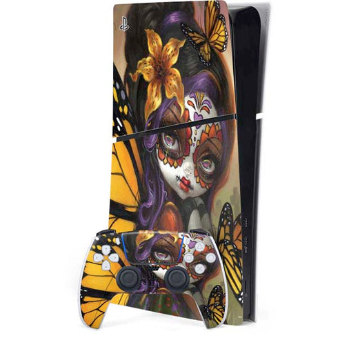 Monarch butterfly Fairy by Jasmine Becket-Griffith PlayStation PS5 Skins